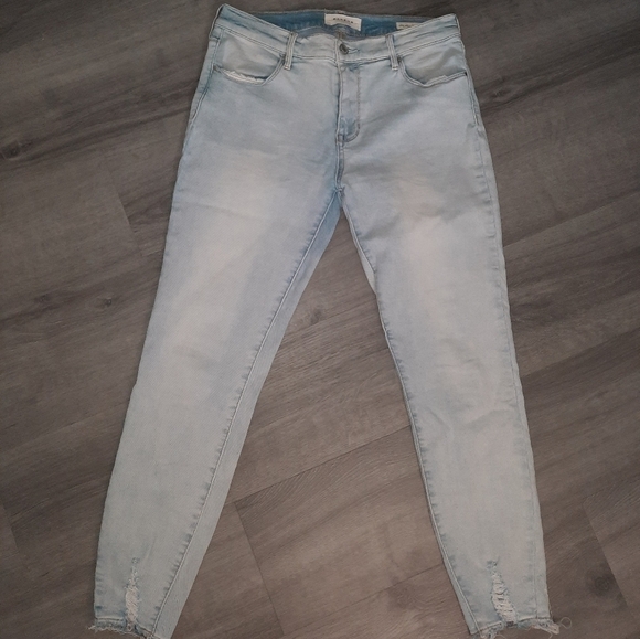 Pacsun Light Washed Distressed Ankle Jeggings - Picture 2 of 5